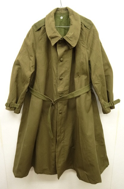 画像: 50'S フランス軍 モーターサイクルコート KHAKI (DEADSTOCK) 「Jacket」 入荷しました。