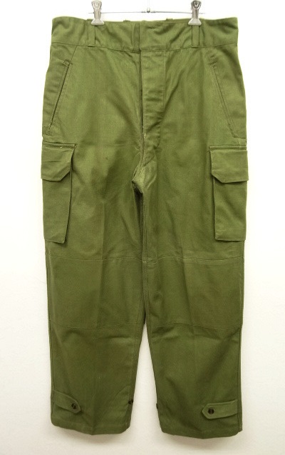 画像: 50'S フランス軍 M47 フィールドパンツ 前期型 OLIVE サイズ35 (DEADSTOCK) 「Bottoms」 入荷しました。