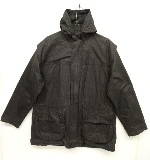 画像: 90'S BARBOUR 3クレスト 旧タグ "LINED DURHAM" オイルドジャケット NAVY イングランド製 (VINTAGE) 「Jacket」 入荷しました。