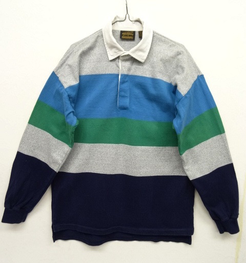 画像: 90'S EDDIE BAUER 黒タグ ラガーシャツ (VINTAGE) 「L/S Shirt」 入荷しました。