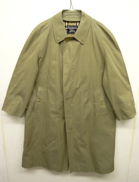 画像: BURBERRYS "COTTON100%" バルマカーンコート ベージュ 玉虫色 イングランド製 (VINTAGE) 「Jacket」 入荷しました。