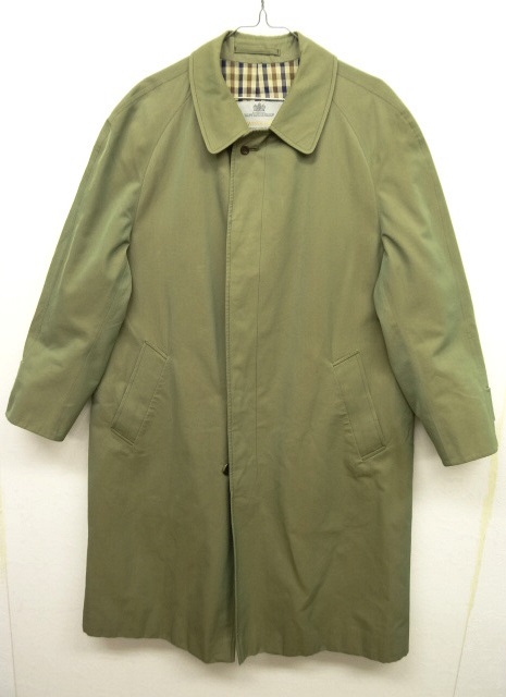 画像: 70'S AQUASCUTUM "AQUA5 (コットン100%)" バルマカーンコート カーキ 玉虫色 イングランド製 (VINTAGE) 「Jacket」 入荷しました。