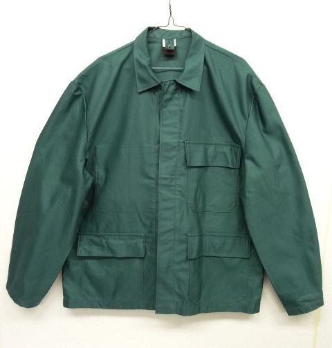 画像: ユーロワーク コットン ワークジャケット カバーオール グリーン (DEADSTOCK) 「Jacket」 入荷しました。