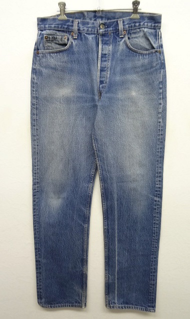 画像: 80'S LEVIS 501 デニム USA製 W35L38 (VINTAGE) 「Bottoms」 入荷しました。