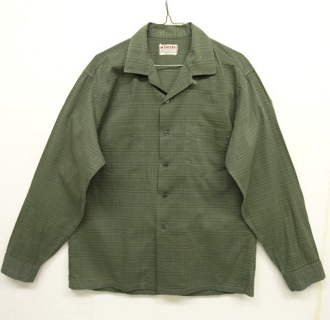画像: 60'S McGREGOR "GALEY & LORD" 長袖 オープンカラーシャツ ボーダー柄 USA製 (VINTAGE) 「L/S Shirt」 入荷しました。