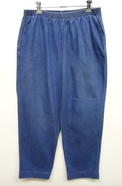 画像: ウエストゴム入り デニム イージーパンツ INDIGO (USED) 「Bottoms」 入荷しました。