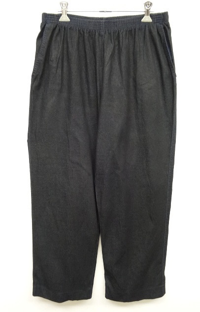 画像: ウエストゴム入り デニム イージーパンツ 後染めBLACK (USED) 「Bottoms」 入荷しました。