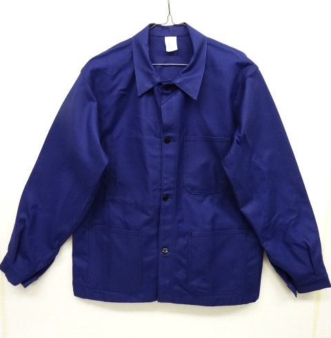 画像: フレンチワーク カバーオール ワークジャケット NAVY (DEADSTOCK) 「Jacket」 入荷しました。