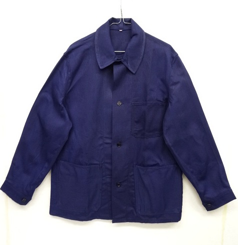 画像: 60'S フレンチワーク カバーオール ワークジャケット NAVY (DEADSTOCK) 「Jacket」 入荷しました。