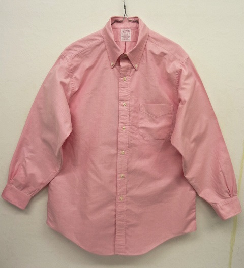 画像: 90'S BROOKS BROTHERS オックスフォード BDシャツ ピンク USA製 (VINTAGE) 「L/S Shirt」 入荷しました。