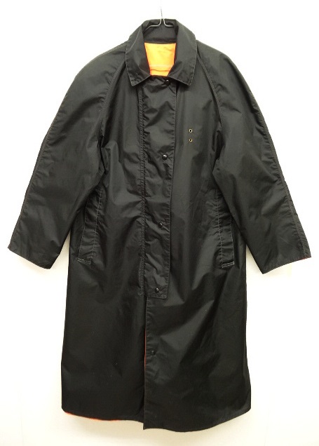 画像: 70'S RAIN FAIR リバーシブル ナイロンコート ブラック/オレンジ (VINTAGE) 「Jacket」 入荷しました。