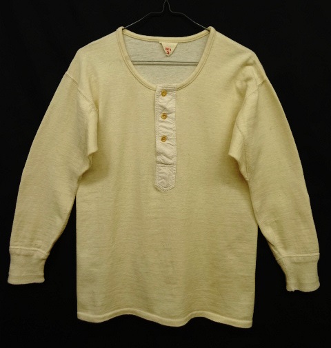 画像: 50'S フランス軍 ヘンリーネック アンダーシャツ NATURAL (DEADSTOCK) 「T-Shirt」 入荷しました。