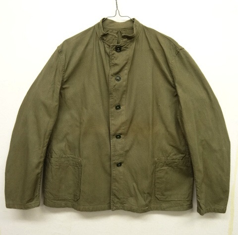 画像: 50'S チェコ軍 スタンドカラー ワークジャケット オリーブ系 (VINTAGE) 「Jacket」 入荷しました。