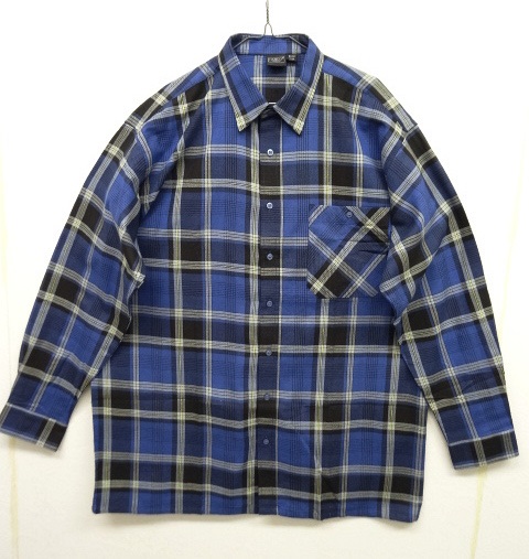 画像: 80'S HANCO SPORTS ユーロワーク フランネル ビッグシャツ チェック柄 (DEADSTOCK) 「L/S Shirt」 入荷しました。