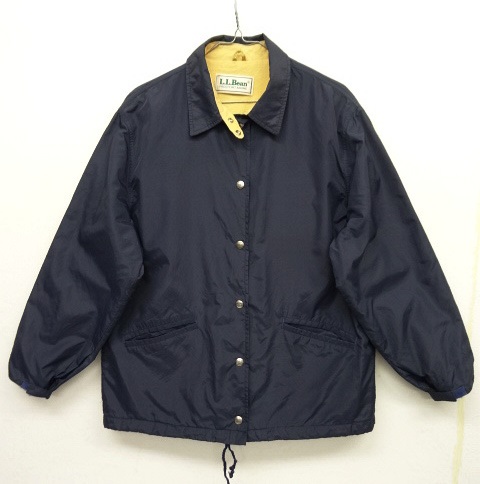 画像: 80'S LL Bean チンスト付き ナイロン コーチジャケット NAVY (VINTAGE) 「Jacket」 入荷しました。