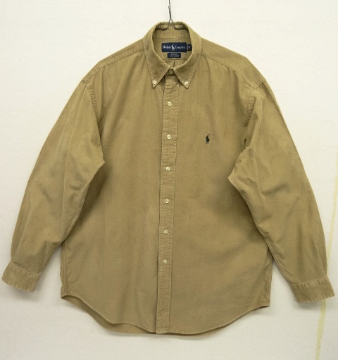 画像: 90'S RALPH LAUREN "BLAKE" コーデュロイ BDシャツ BEIGE (VINTAGE) 「L/S Shirt」 入荷しました。