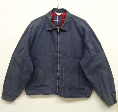画像: 60'S DAN RIVER製ファブリック 裏地プリントネル ドリズラージャケット TALONジップ (VINTAGE) 「Jacket」 入荷しました。
