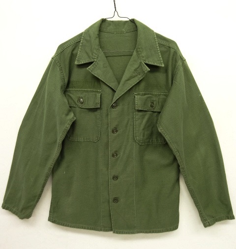 画像: 60'S アメリカ軍 US ARMY "1st MODEL" OG107 コットンサテン ユーティリティシャツ (VINTAGE) 「L/S Shirt」 入荷しました。