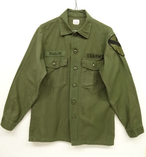 画像: 70'S アメリカ軍 US ARMY OG107 コットンサテン ユーティリティシャツ (VINTAGE) 「L/S Shirt」 入荷しました。