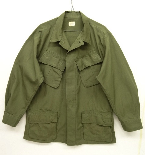画像: 60'S アメリカ軍 US ARMY "JUNGLE FATIGUE 4th" リップストップ ファティーグジャケット M-R (VINTAGE) 「Jacket」 入荷しました。
