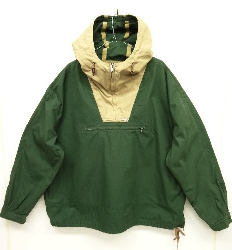 画像: J.CREW ALWAYS 切り替え コットン アノラックパーカー TAN/GREEN (USED) 「Jacket」 入荷しました。