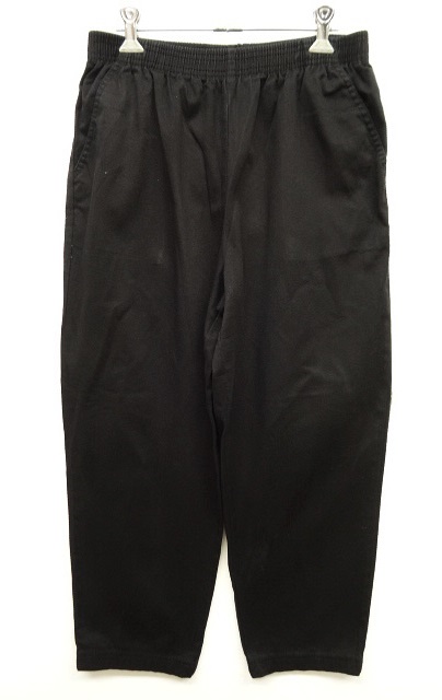 画像: ウエストゴム入り コットン イージーチノパンツ BLACK (USED) 「Bottoms」 入荷しました。