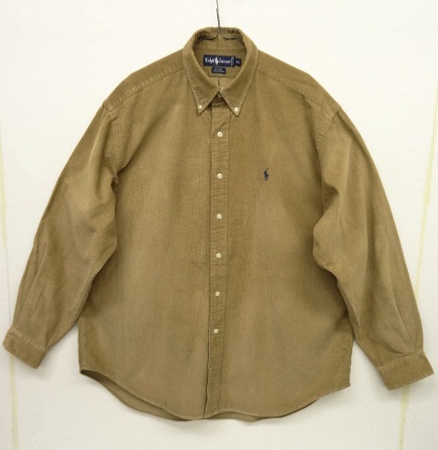 画像: 90'S RALPH LAUREN "BLAIRE" コーデュロイ BDシャツ TAN (VINTAGE) 「L/S Shirt」 入荷しました。