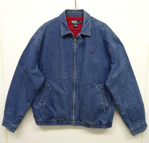 画像: 90'S RALPH LAUREN 裏地付き デニム ドリズラージャケット インディゴ (VINTAGE) 「Jacket」 入荷しました。