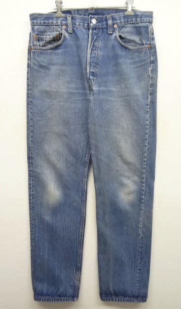 画像: 90'S LEVIS 501 デニム USA製 W34L34 (VINTAGE) 「Bottoms」 入荷しました。