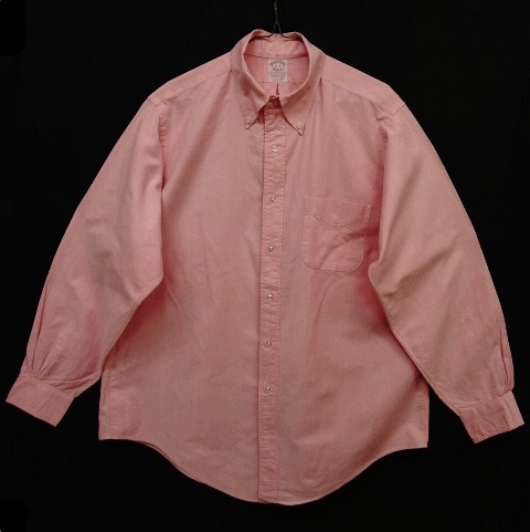 画像: 90'S BROOKS BROTHERS オックスフォード BDシャツ ピンク USA製 (VINTAGE) 「L/S Shirt」 入荷しました。
