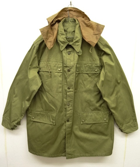 画像: 40'S イタリア軍 フード付き フィールドコート コの字留めジップ KHAKI (VINTAGE) 「Jacket」 入荷しました。