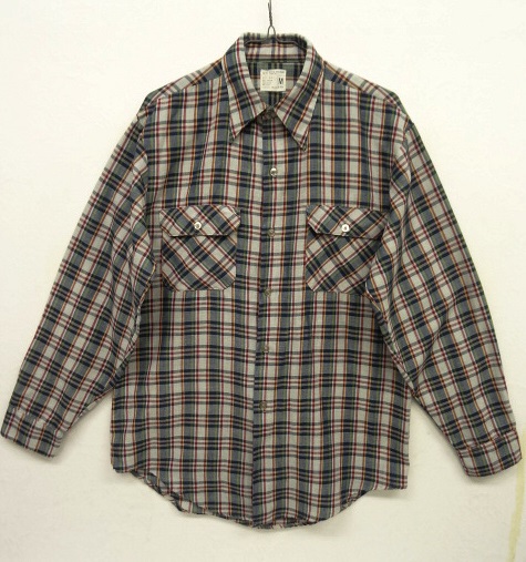 画像: 70'S BIG MAC フラップ付きポケット ワークシャツ チェック柄 (VINTAGE) 「L/S Shirt」 入荷しました。