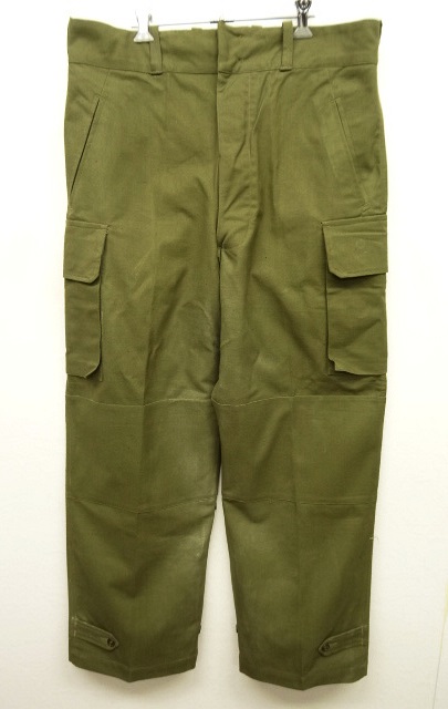 画像: 50'S フランス軍 M47 フィールドパンツ 前期型 OLIVE サイズ35 (DEADSTOCK) 「Bottoms」 入荷しました。