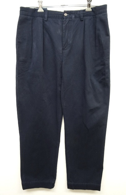 画像: 90'S RALPH LAUREN "ETHAN PANT" ツープリーツ チノパンツ NAVY (VINTAGE) 「Bottoms」 入荷しました。