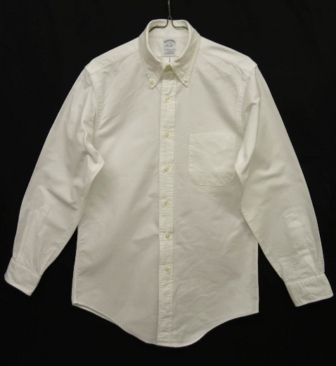 画像: 90'S BROOKS BROTHERS オックスフォード BDシャツ ホワイト USA製 (VINTAGE) 「L/S Shirt」 入荷しました。