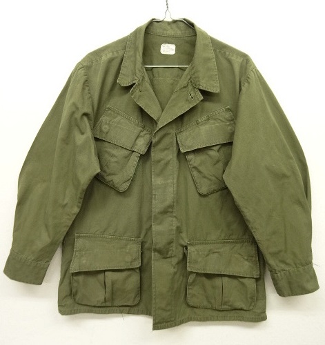 画像: 70'S アメリカ軍 US ARMY "JUNGLE FATIGUE 4th" リップストップ ファティーグジャケット S-SHORT (VINTAGE) 「Jacket」 入荷しました。