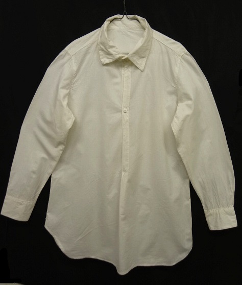 画像: 50'S スウェーデン軍 プルオーバー グランパシャツ WHITE (VINTAGE) 「L/S Shirt」 入荷しました。