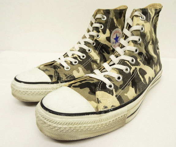 画像: 90'S CONVERSE "ALL STAR HI" キャンバス スニーカー カモ USA製 (VINTAGE) 「Shoes」 入荷しました。