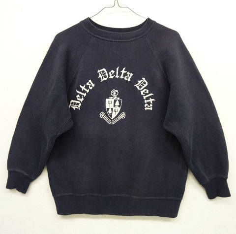 画像: 60'S UNKNOWN ラグランスリーブ 脇ガゼット付き スウェットシャツ NAVY (VINTAGE) 「Sweat Shirt」 入荷しました。