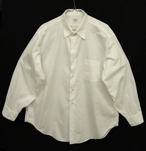 画像: 60'S ARROW コットン100% 長袖 ドレスシャツ ホワイト USA製 (VINTAGE) 「L/S Shirt」 入荷しました。