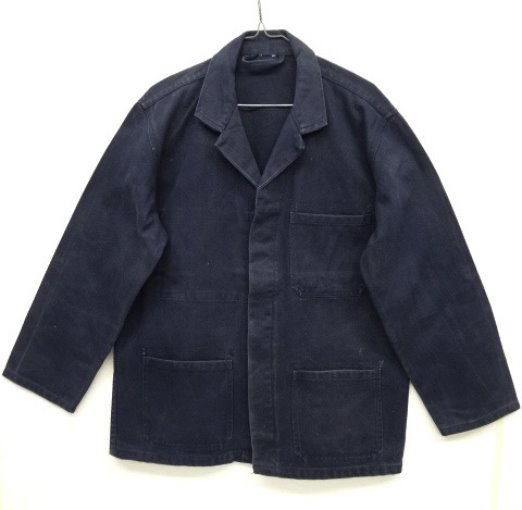 画像: ユーロワーク コットンツイル テーラードジャケット NAVY (VINTAGE) 「Jacket」 入荷しました。
