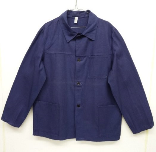 画像: ユーロワーク コットン ワークジャケット カバーオール NAVY (VINTAGE) 「Jacket」 入荷しました。