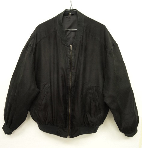 画像: UNKNOWN シルクブルゾン ドリズラージャケット BLACK (USED) 「Jacket」 入荷しました。