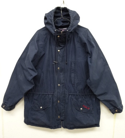 画像: 90'S POLO SPORT コットン デッキパーカー NAVY (VINTAGE) 「Jacket」 入荷しました。