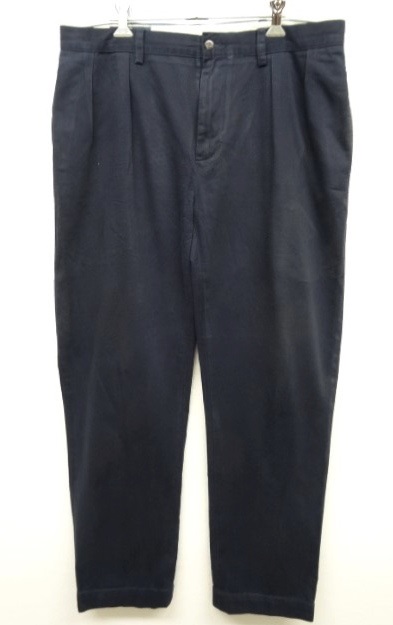 画像: 90'S RALPH LAUREN "ETHAN PANT" ツープリーツ チノパンツ NAVY (VINTAGE) 「Bottoms」 入荷しました。