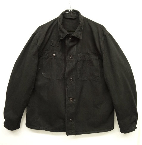 画像: チェコ軍 メタルボタン ワークジャケット 後染めブラック (DEADSTOCK) 「Jacket」 入荷しました。