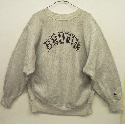 画像: 90'S CHAMPION 刺繍タグ 染み込みプリント リバースウィーブ グレー MEXICO製 (VINTAGE) 「Sweat Shirt」 入荷しました。