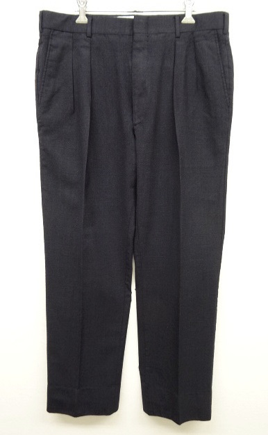 画像: 80'S LL Bean ツープリーツ ウールパンツ TALONジップ USA製 (VINTAGE) 「Bottoms」 入荷しました。