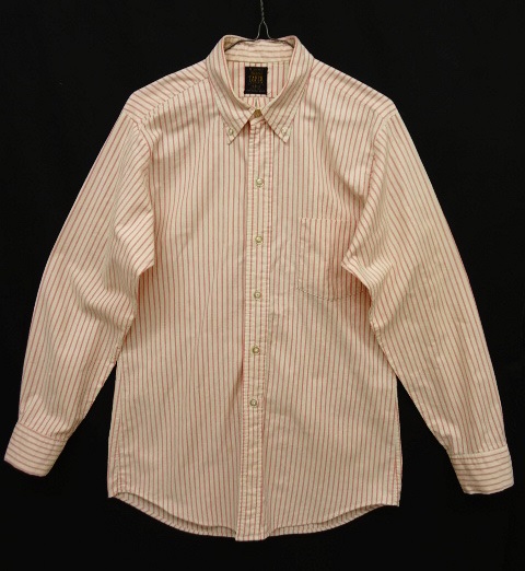 画像: 60'S SEARS "6ボタン" 3点留め BDシャツ キャンディーストライプ (VINTAGE) 「L/S Shirt」 入荷しました。