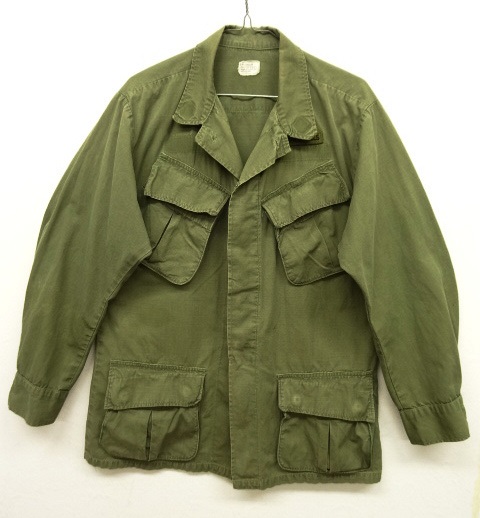 画像: 60'S アメリカ軍 US ARMY "JUNGLE FATIGUE 4th" リップストップ ファティーグジャケット S-R (VINTAGE) 「Jacket」 入荷しました。